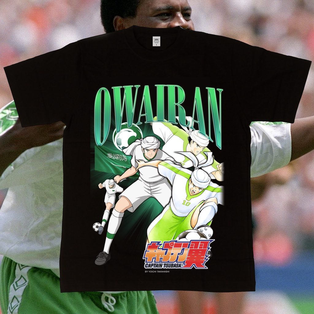 Animood - Tshirt Mark Owairan Saudi Arabia Captain Tsubasa World Cup Homage Series