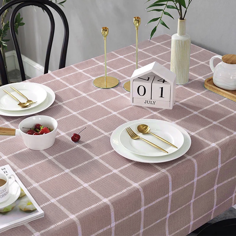 Taplak Meja / Anti Air Motif  Taplak Meja Makan Kotak Besar Ruang Tamu Anti Air Premium Bahan Peva