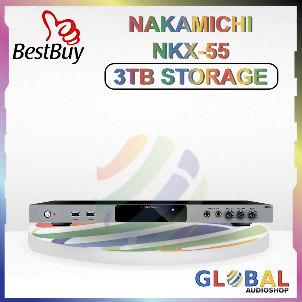 Nakamichi NKX55 3 TB Android / iOS Karaoke Player NKX-55 HDD 3TB