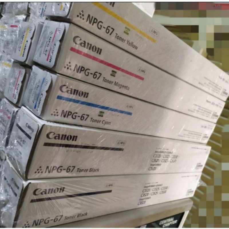 TONER CANON NPG 67 ORIGINAL CANON IR ADVANCE C3320.c3325.c3330 baru dan bergaransi