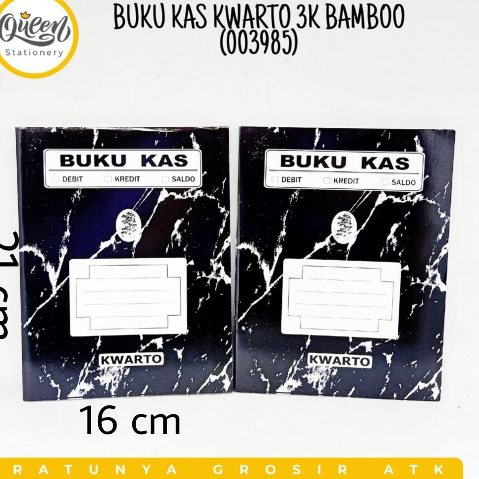 

ㅧ 1 PCS BUKU KAS KWARTO 3K BAMBOO (003985) / BUKU KAS / BUKU CATATAN KAS / BUKU KAS MURAH ⇶