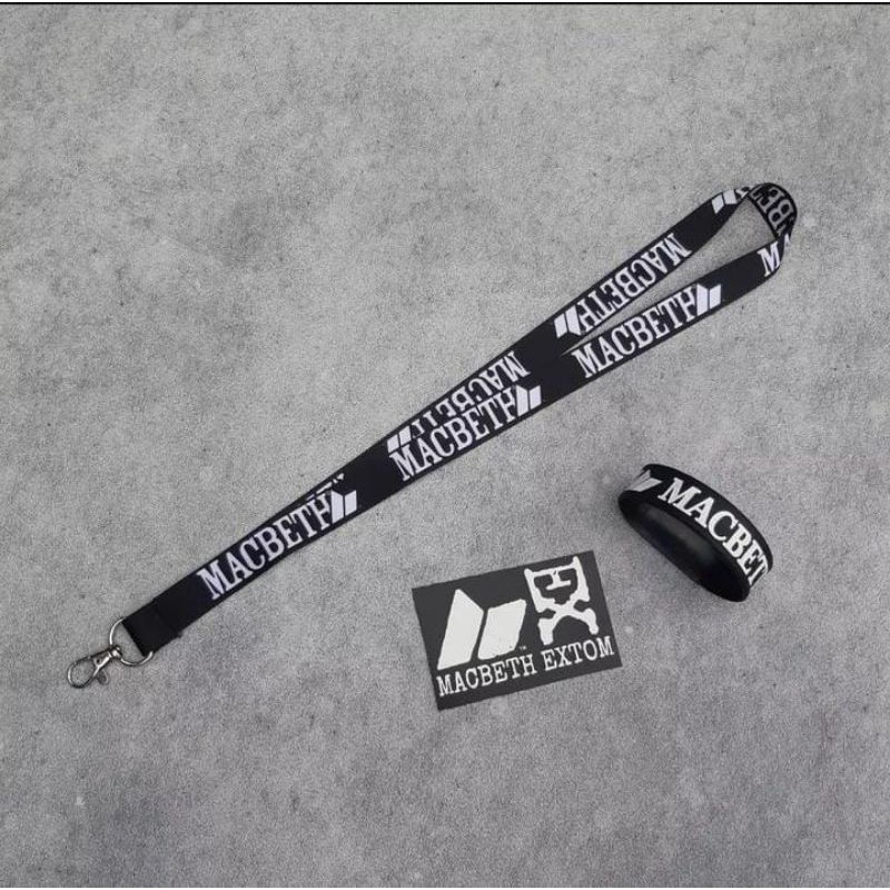 Macbeth Paket 2 Lanyard Dan Gelang Unofficial