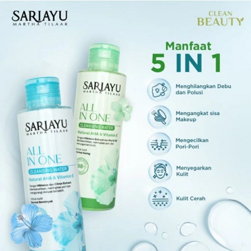 Sariayu All In One Cleansing Water 150 ml