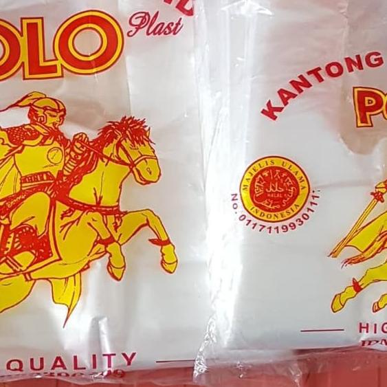 

PAKET ISI 5 Kantong Plastik HD Polo - Kresek Bening - Plastik uk 15 24