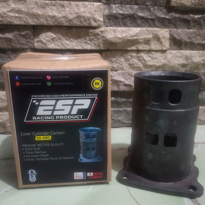 liner boring cylinder carbon satria 2 tak hiu lumba