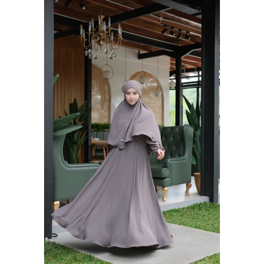 G.N.A.ID - HUMAIRA DRESS CRINKLE AIRFLOW UMROH SET