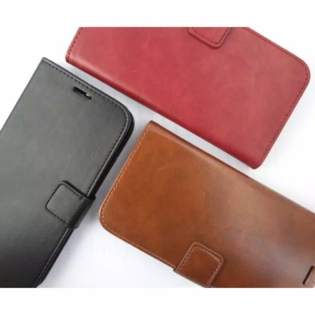Xiaomi Redmi A1 4G / Redmi 10 5G Case Flip Cover Case Leather Wallet Sarung Buku Case Kulit Casing