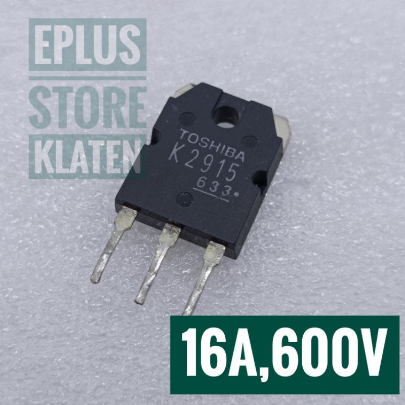 Mosfet K2915 2sk2915 fet Toshiba Oroginal 16A 600V DD108