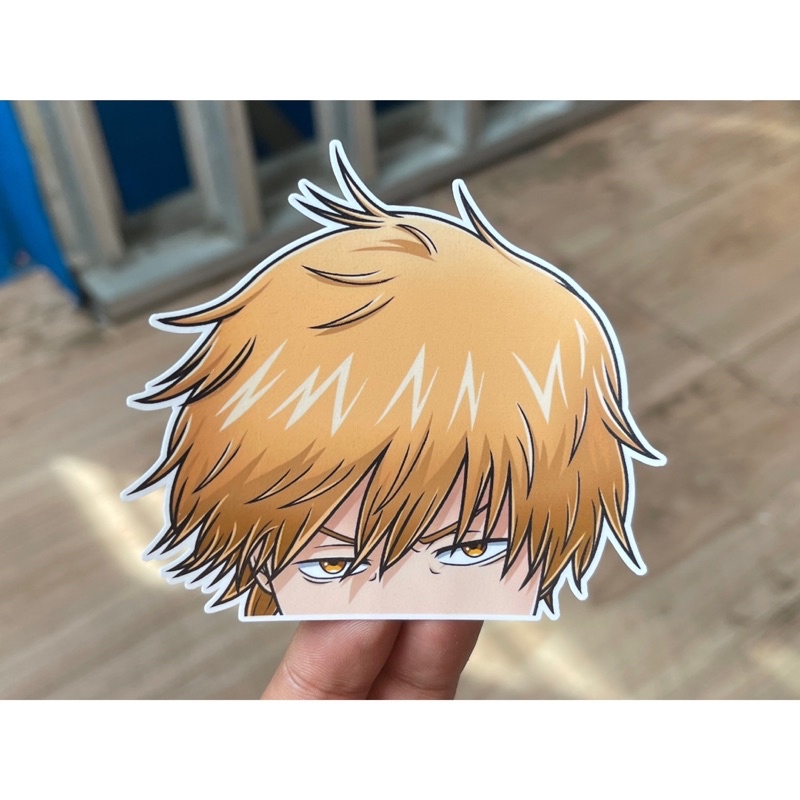 

Stiker Chainsaw Man Denji Peeker