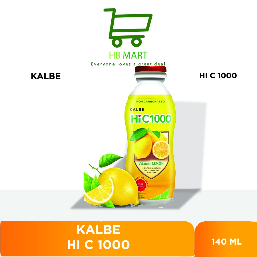

KHUSUS OJOL Hi C 1000 Kalbe Vitamin Vit C 36x140ml Rasa Lemon & Orange