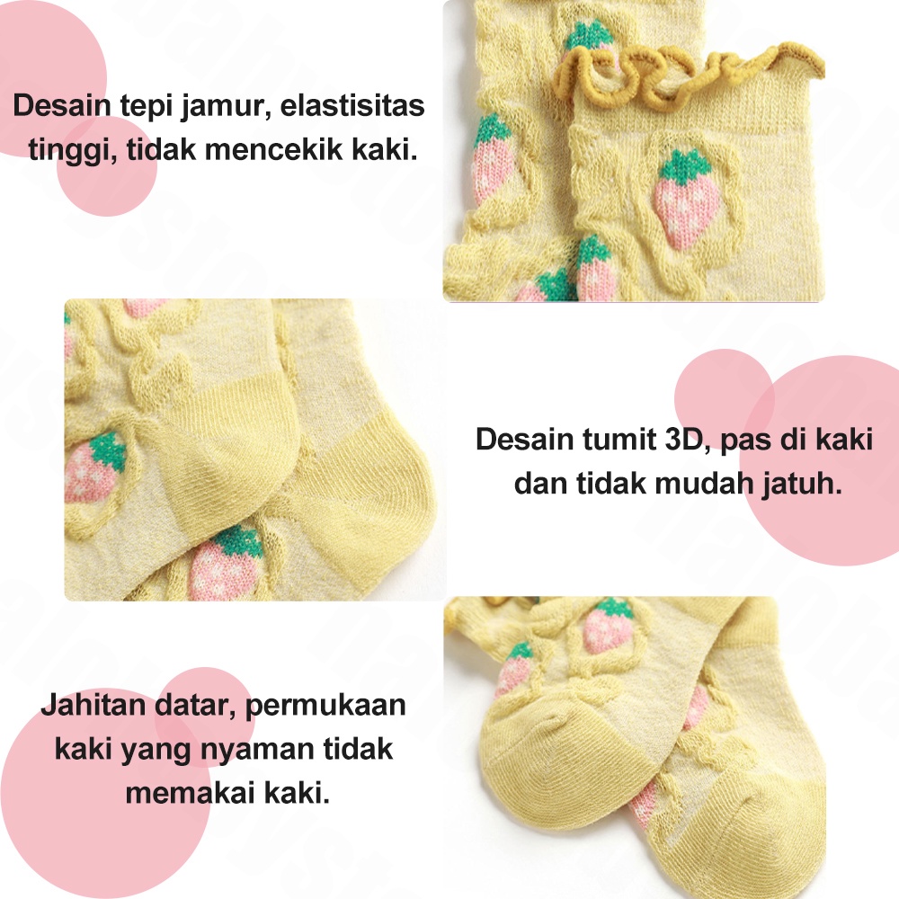 Halo Baby kaos kaki bayi /Kaus Kaki Anak Perempuan Anak Cewek 0-3tahun