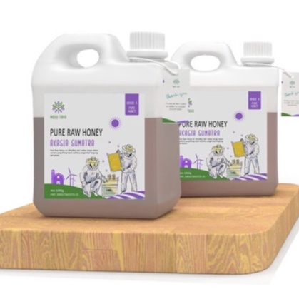 

Madu Murni Asli Tava 1kg Nektar Akasia Sumatra 100% Pure Raw Honey