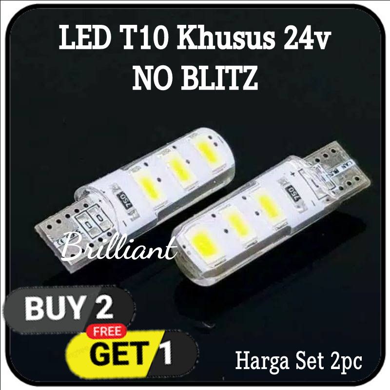 Lampu Senja T10 LED - Khusus 24v