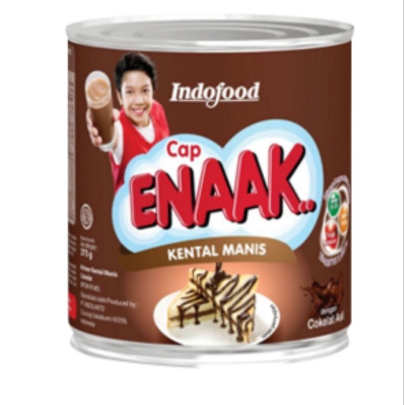 

susu kental manis cap enak coklat kaleng 370gr isi 1 ( satu )