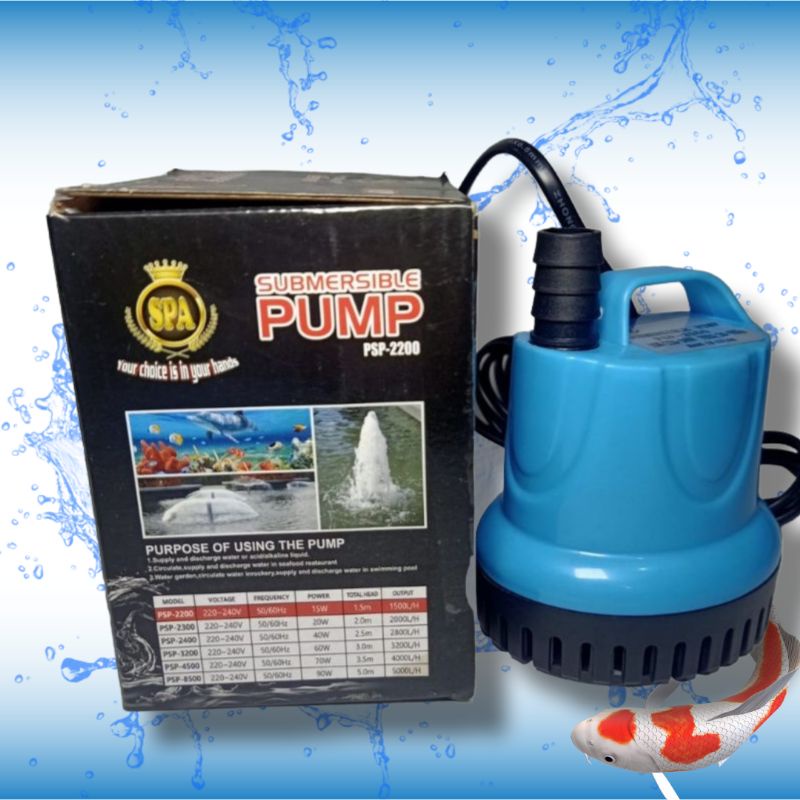 Promo murah pompa aquarium kolam SPA PSP 2200