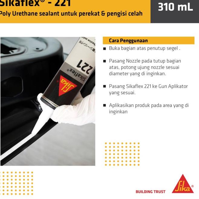 

Sika Sikaflex 221 Perekat Bodi Automotif Otomotif 310ml - Hitam