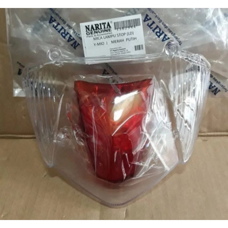 Mika Kaca Lampu Stop Belakang Yamaha Mio J /Mio GT Merah Putih
