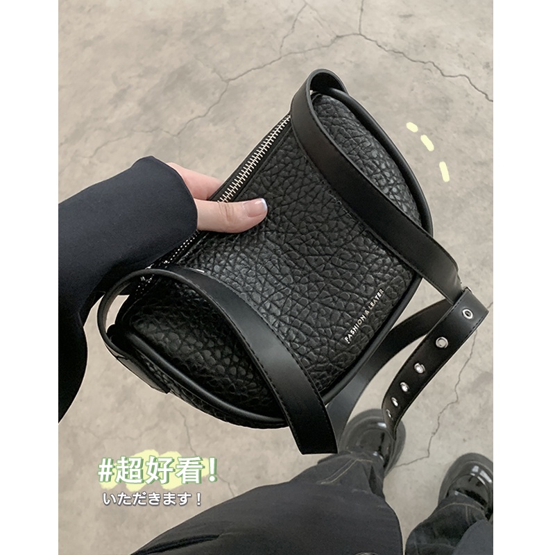 Suhao All-Match In Messenger Bag Wanita Musim Panas 2021 Baru Fashion Trendi Korea Tas Sadel Niche Tas Bahu Tali Bahu Lebar