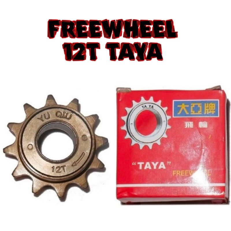 Freewheel 12T Taya drat ulir