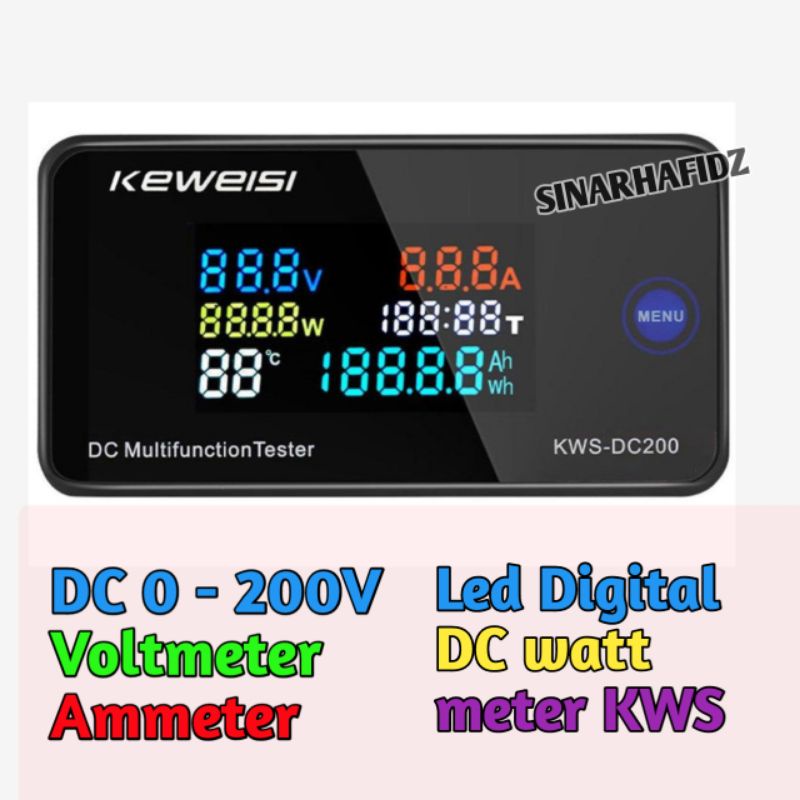 DC Ammeter KWS 0-200V