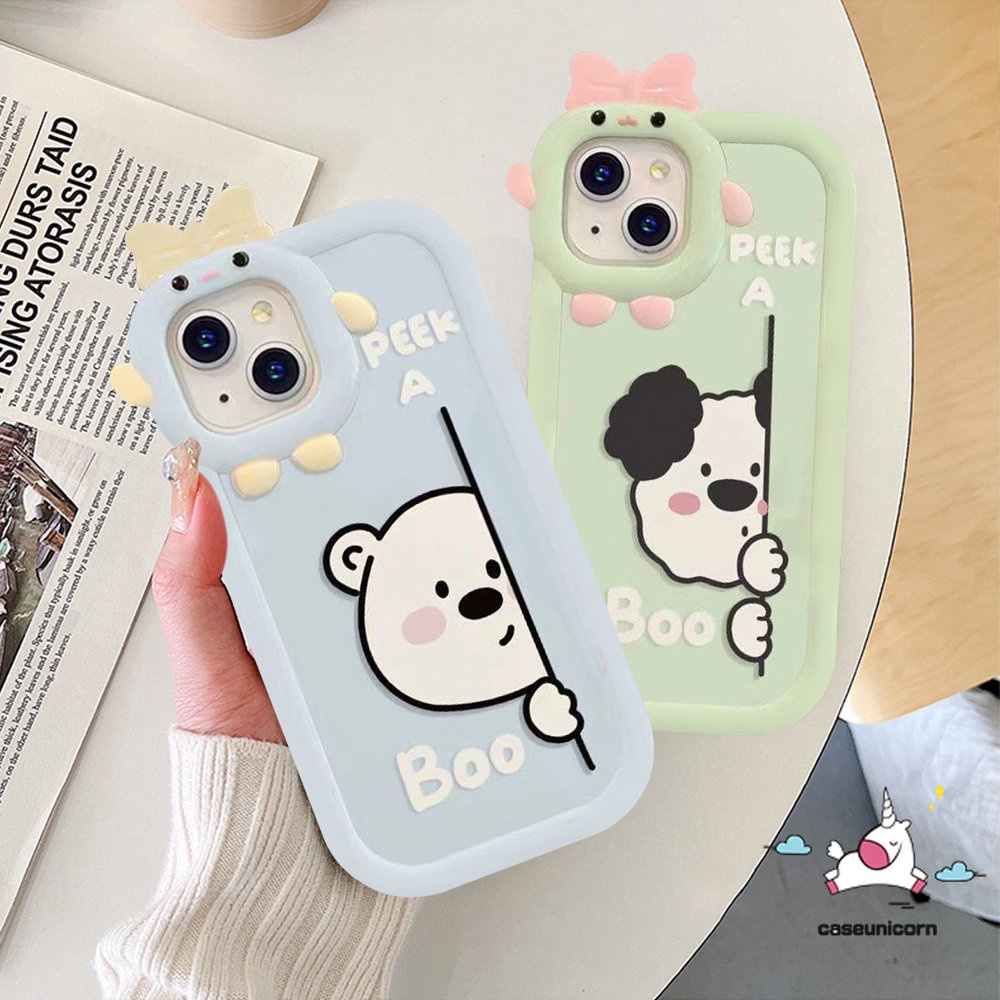 Casing OPPO A95 A17 A16 A17K A12 A74 A57 A54 A55 A16K A77s A77 A31 A53 A15 A76 A96 A3s A5s A7 A16E A92 A92 7Z A52 3D Case Pelindung Earphone Bluetooth Airpod