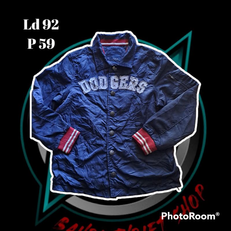 jaket varsiti mlb anak second