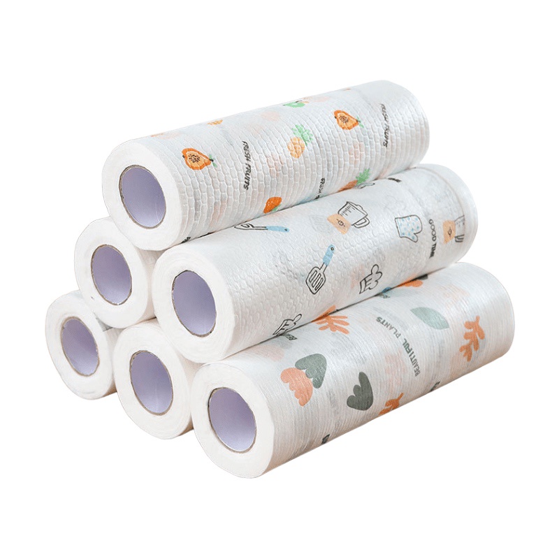 SEVENTEEN TISSUE KAIN LAP DAPUR ROLL GULUNG 50-LEMBAR 200-LEMBAR KAIN LAP DAPUR GULUNG NON WOVEN KAIN PEMBERSIH DAPUR SERBAGNA KITCHEN TISSUE ROLL