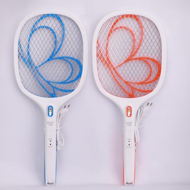 RAKET NYAMUK KABEL AOKI AK 886D - Hijau