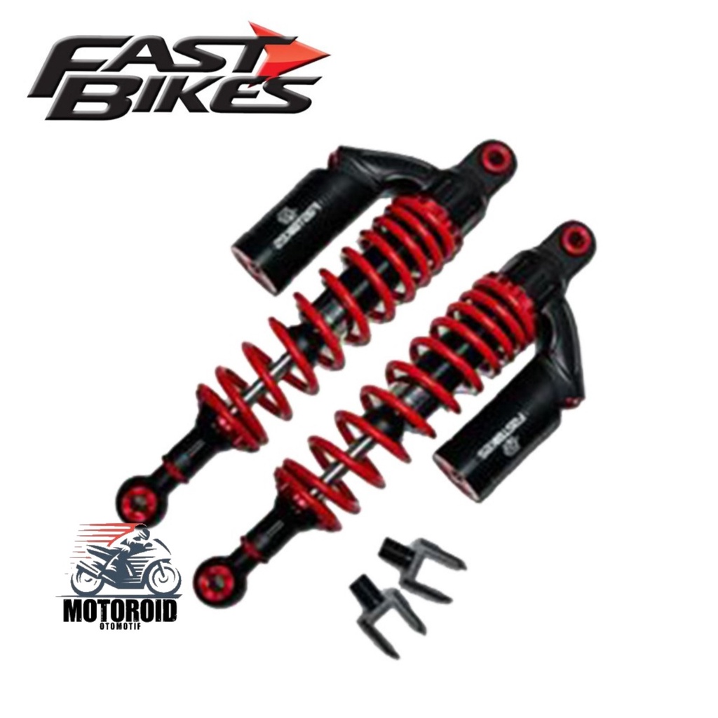 Shockbreaker Bebek Fastbikes Tabung Atas Universal 280mm 340mm Dual Shock Belakang