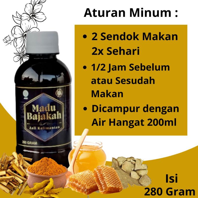 Madu Bajakah Asli Kalimantan [Beli 2 Gratis 1] Atasi Benjolan, Kista Liver, Kan'ker, Tumor, Kolestro, Miom, Atsmal isi 280 Gr