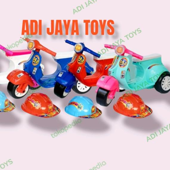 MAINAN VESPA MINI ANAK / MOBIL DORONG ANAK / SEPEDA ANAK / VESPA ANAK