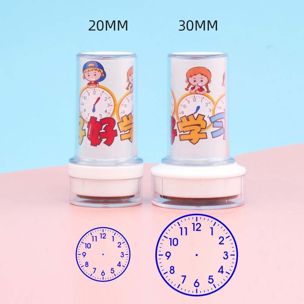 Preva Stempel Jam Stempel Belajar Stempel Alat Bantu Mengajar Dial Jam Segel Mengajar