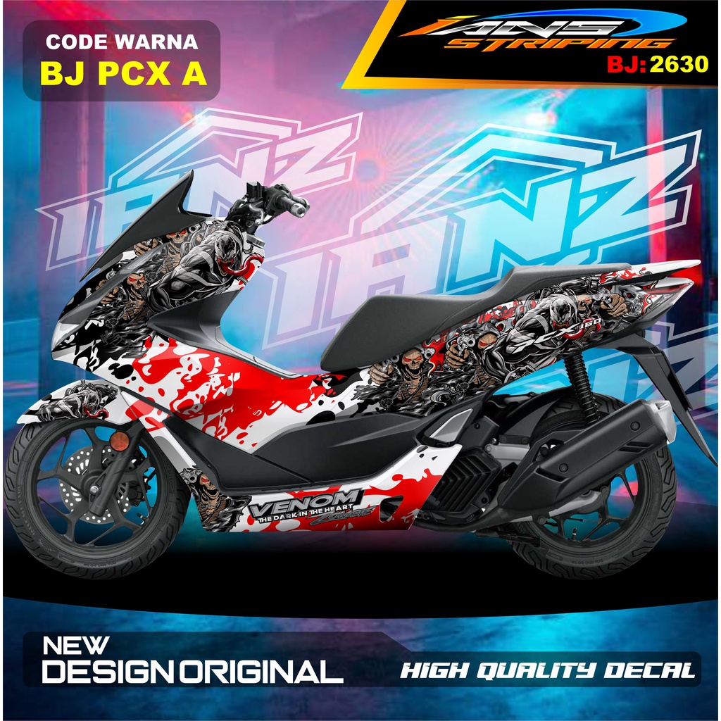 DECAL STIKER FULL BODY PCX 150 / DECAL STICKER MOTOR HONDA PCX 160 / STIKER FULL BODY PCX HIGH QUALITY / STIKER MOTOR