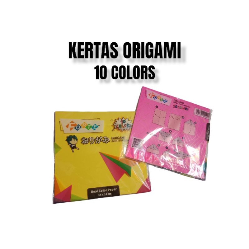 

1 PCS KERTAS ORIGAMI 10 COLORS