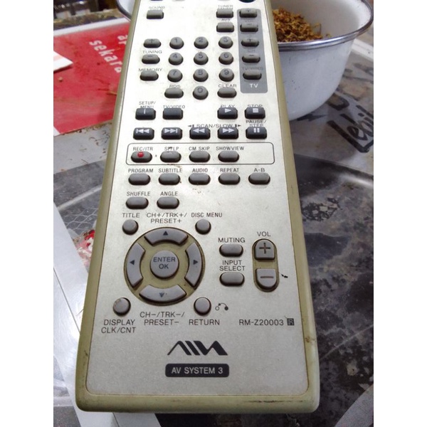 remote compo audio DVD AIWA