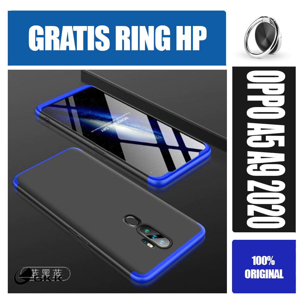 GKK OPPO A5 A9 2020 Armor 360 Protection Full Cover Hard Case