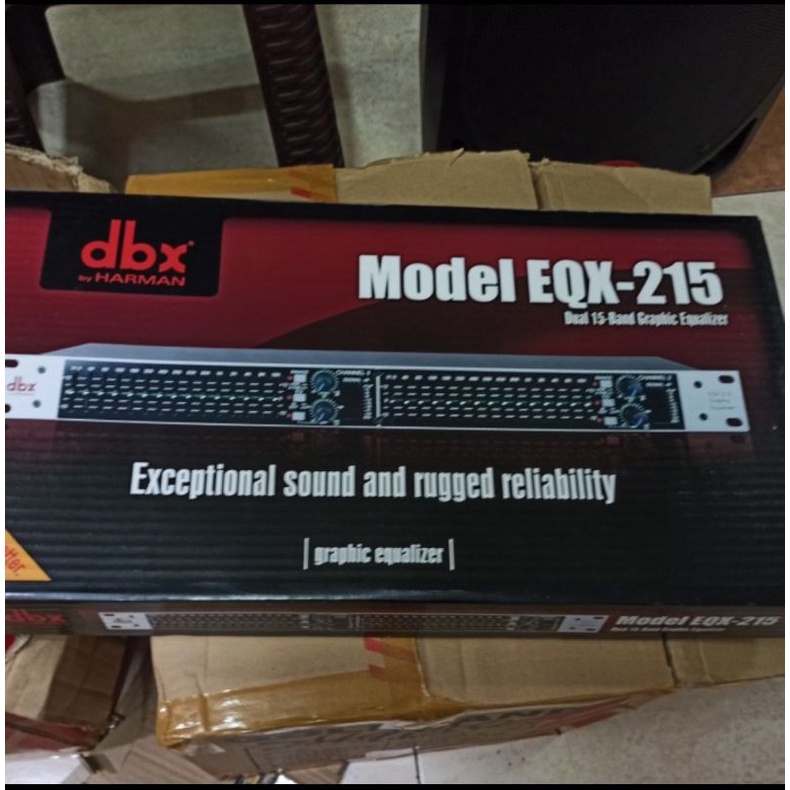 Equalizer DBX model EQX 215 graphic Equalizer DBX EQX215