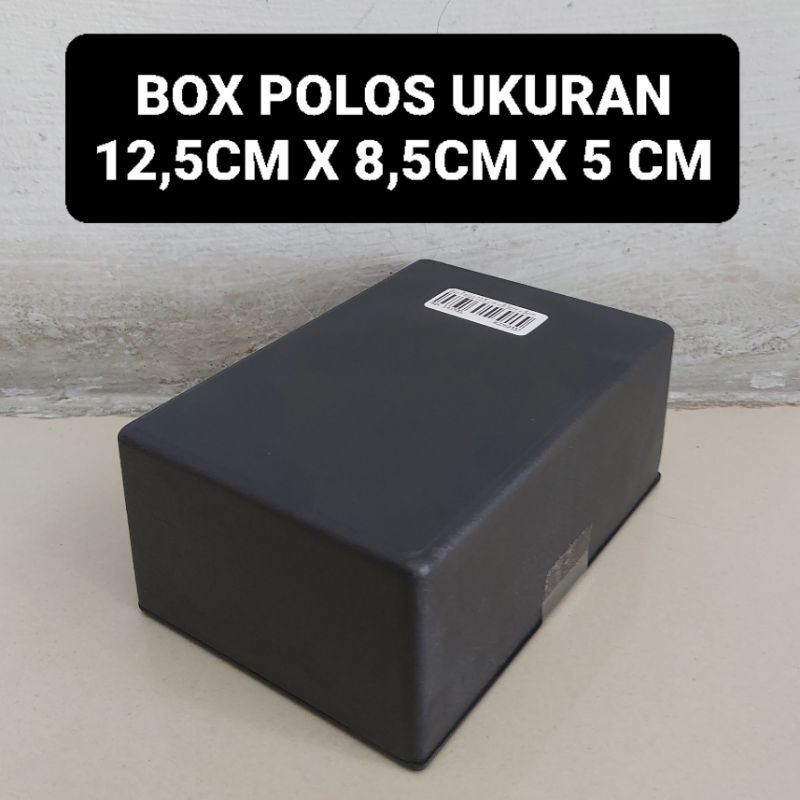 Box Polos PVC Ukuran 12,5 CM X 8,5 CM X 5 CM