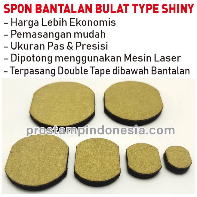 

Spon Bantalan Type Trodat Ukuran Bulat dan Oval