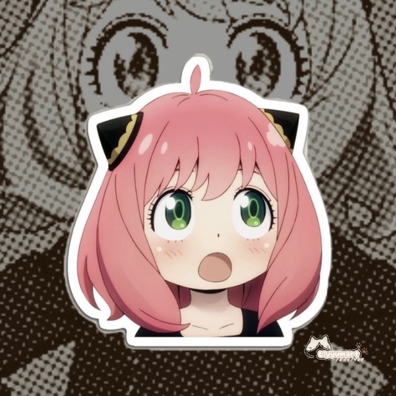 Gantungan kunci Anya Spy x Family Keychain Anya Forger Anime Kawaii