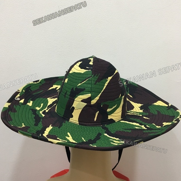 TOPI Petani DAUN LEBAR JUMBO Topi Rimba Berkebun