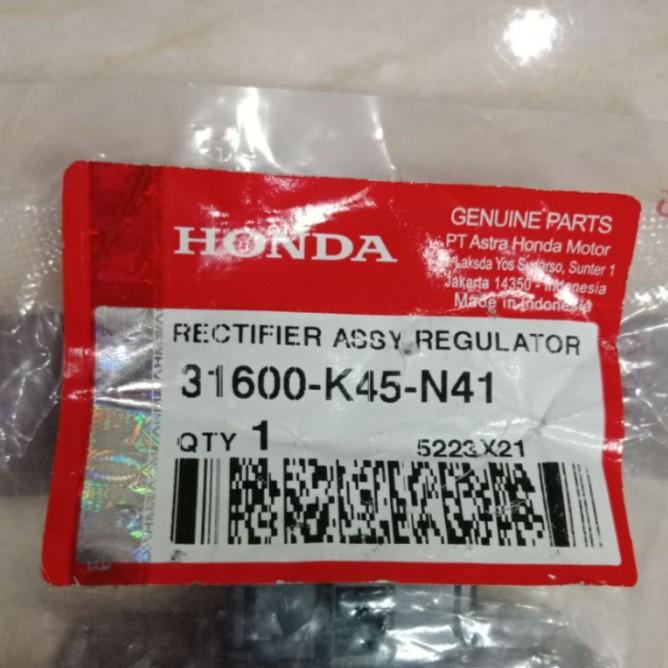 Kiprok Regulator Cbr150R Cbr 150R Led K45G Asli Honda 31600K45N41