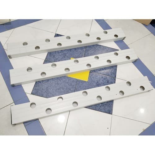 Irigasi Gully Hidroponik Talang Air Pvc 1M Kotak + Tutup Atas (Tanpa Samping)