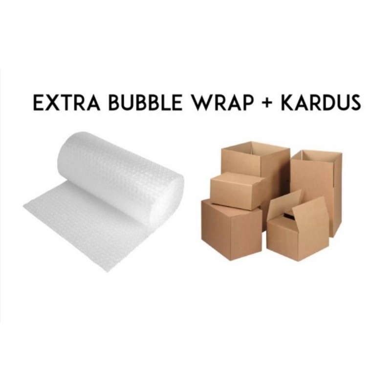 

extra bublewrap dan kardus