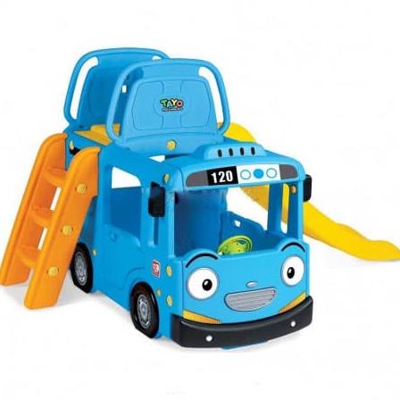 Mainan Perosotan dan Ayunan Anak TAYO THE LITTLE BUS 3-IN-1 Indoor Out stock ada