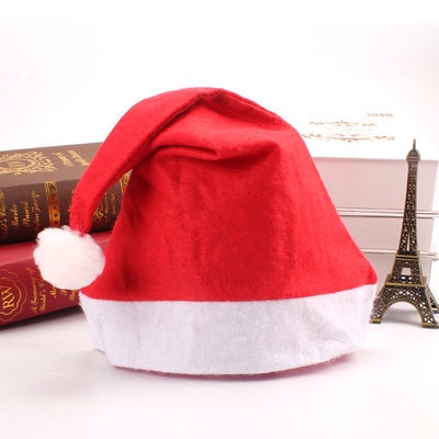 Topi Natal Polos / Topi Santa / Topi Christmas / Topi Xmas