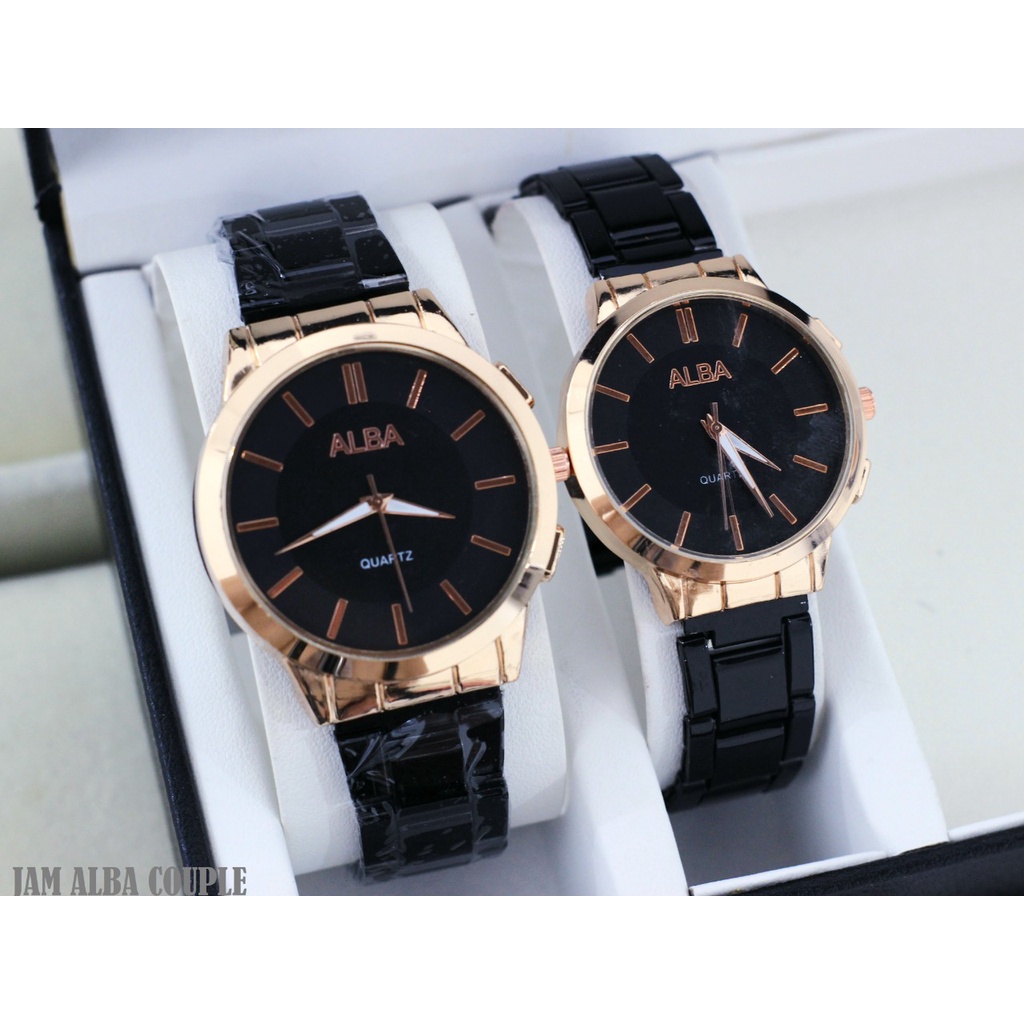 Alba Jam Tangan Couple Rantai 3636KW