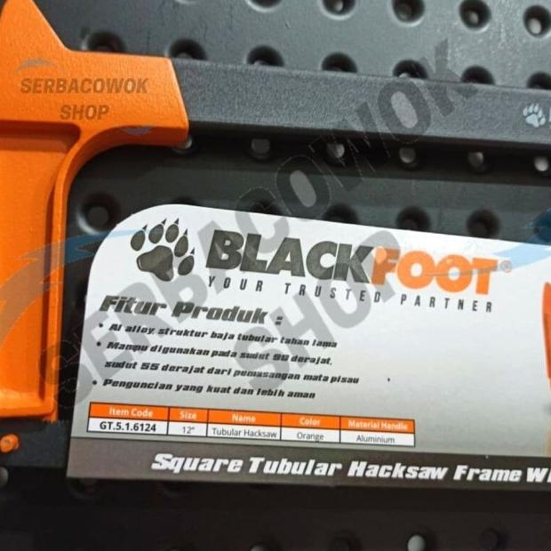 Blackfoot Promo Gagang Gergaji Besi Aluminium Bonus 2 Mata Gergaji