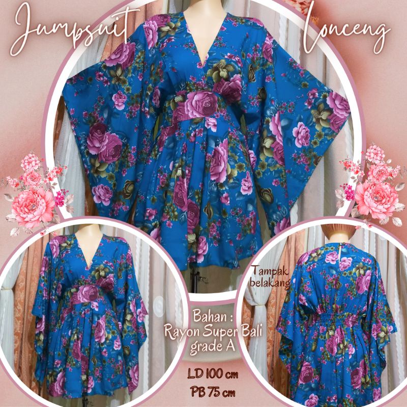 Jumpsuit Lonceng //Jumpsuit celana pendek //Jumpsuit Luna Bali //Jumpsuit Bali