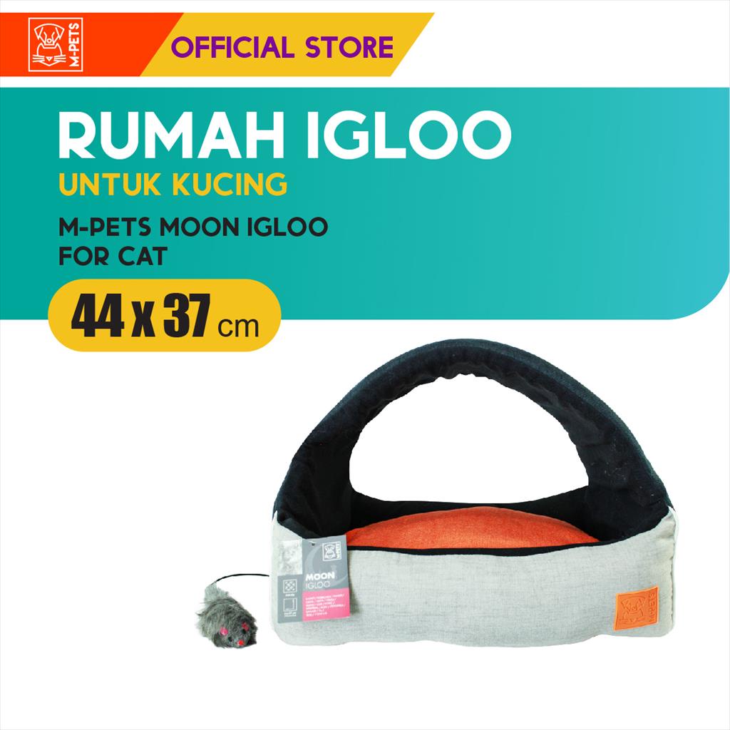 M-Pets Moon Igloo For Cat / Kasur Tempat Tidur Kucing